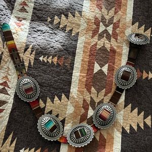 NWOT Ariat Serape Concho Belt